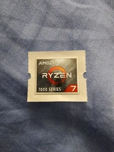 1 pcs Genuine AMD RYZEN 7 7000 Series Badge Sticker 2cm X 1.5cm Canada Shipping - Picture 1 of 1