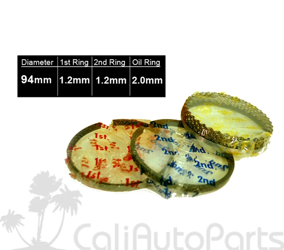 03-15 TOYOTA 4RUNNER FJ TACOMA TUNDRA 4.0L 1GRFE BRAND NEW PISTON RINGS SET - Image 1 of 1