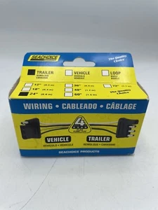 TRAILER WIRE HARNESS 4 Way Plug Flat 24"  Harness Boat Seachoice  - Bild 1 von 6