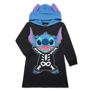 Stitch Halloween Cosplay Hoodie Dress with Long Sleeves XS - Picture 1 of 4