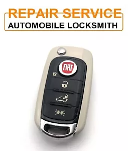 Repair Service for Fiat 500L 500X 4 button remote flip key fob 2014 - 2021 fix - Picture 1 of 1