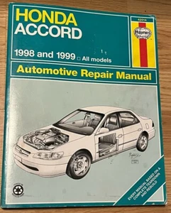Honda Accord 1998 & 1999 Haynes Automotive Repair Manual #42014 - Foto 1 di 4