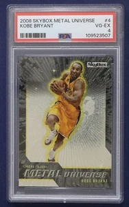 2008-09 SkyBox Metal Universe #4 Kobe Bryant PSA 4 VGEX - Picture 1 of 2