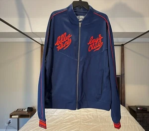 Billionaire Boys Club Full Zip Jacket Blue script SPELLOUT Size 3XL men's XXXL - Picture 1 of 9