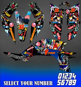 Yamaha YFZ 450 graphics kit 2003 2004 2005 2006 2007 2008 stickers decals kit - Picture 1 of 1