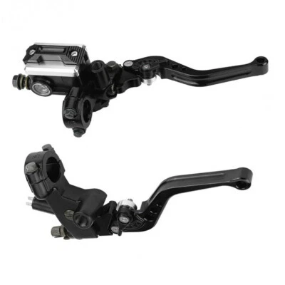 Kit de depósito de cilindro maestro embrague freno delantero manillar motocicleta CNC de 7/8 pulgadas Foto 1 de 4