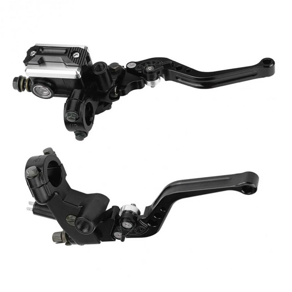 Kit de depósito de cilindro maestro embrague freno delantero manillar motocicleta CNC de 7/8 pulgadas Foto 1 de 4