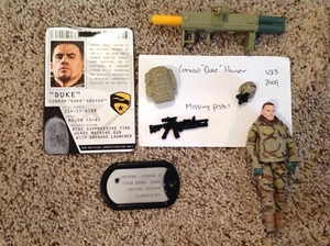 GI JOE CONRAD DUKE HAUSER 2009 G.I. JOE V33 RISE OF COBRA ROC Duke incomplete - Picture 1 of 2