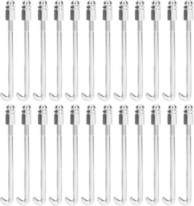 24 Stück Banjohaken, Banjo Spannhaken Banjo Flachhaken Banjo Halterung Haken rund - Bild 1 von 12