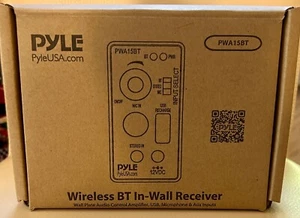 Pyle Wireless Bluetooth BT In-Wall Receiver PWA15BT - Picture 1 of 5