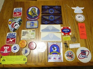 LOT OF 29 EAA EXPERIMENTAL AIRCRAFT AIRVENTURE OSHKOSH PATCHES STICKERS PINS ETC - Picture 1 of 19