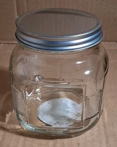 Komodo International Square 0.6LTL Glass Jar w/metal Lid - Picture 1 of 8