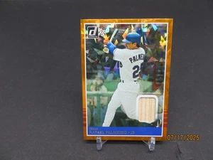 2025 Donruss Rafael Palmeiro Orange Ice Bat Relic Rangers - Bild 1 von 6