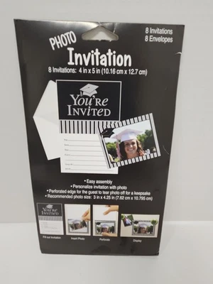Creative Converting Customizable Photo Invitations For Graduation/Open House - Image 1 of 4