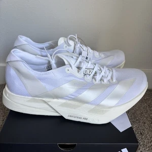 Adidas Zero Adios Pro 4 Blanco Nube JR6366 Talla 11 Nuevo Auténtico - Imagen 1 de 7