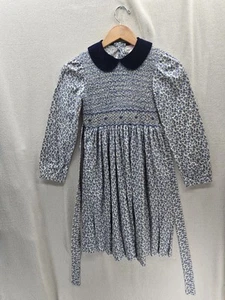 Sophie Dess Creations Paris The Children's Collection Floral Blue Dress Size-10 - Picture 1 of 11