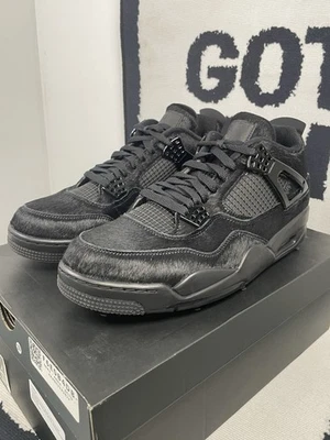Air Jordan IV 4 Retro “Gato Negro” Golf Pelo Poni CU9981-001 Hombres Talla 11.5 Foto 1 de 4