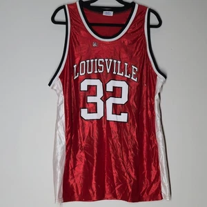 Vintage 90s Louisville Cardinals Basketball Jersey Size L Red NCCA College IZAW - Bild 1 von 9