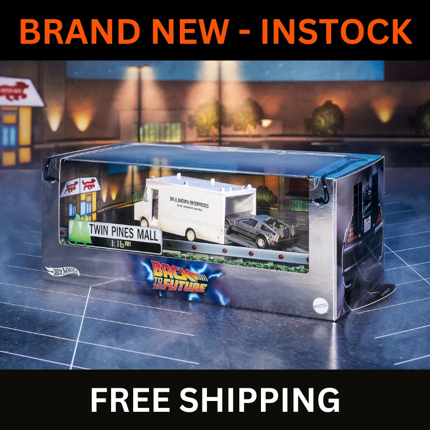 Hot Wheels Collectors Hot Wheels Regreso al Futuro 40 Aniversario Set Foto 1 de 4