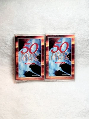 50 Piano Hymns Cassette Vol 1 & 2 Majestic Moods - Image 1 of 2