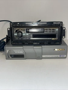 ALPINE Cassette Receiver TDA-7552 & Alpine 6 Disc CD Changer CHA-S604 - Picture 1 of 14