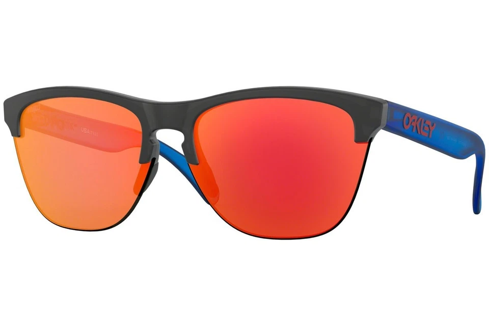 Oakley FROGSKIN Lite (AF) Japón Negro Mate Tran Sapp/Prizm Rubí OO9374-27 Foto 1 de 4