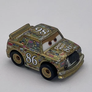 Disney Pixar Cars Chick Hicks 86 Diecast Gold Metallic 2018 Mattel Collectible T - Imagen 1 de 6