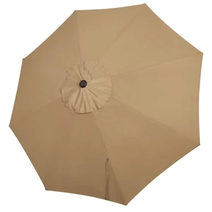 9ft Patio Umbrella Replacement Canopy Market Top Outdoor Table for 8 Ribs Only - Picture 1 of 7