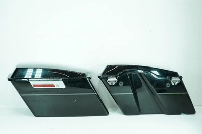 2012 Harley Touring FLHTCU Electra Ultra OEM Left Right Saddlebags Luggage NOKey - Image 1 of 4