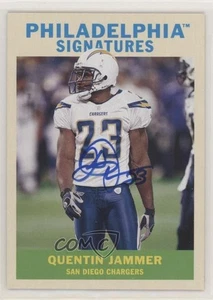 2009 Upper Deck Philadelphia Signatures Quentin Jammer #PS-QJ Auto - Picture 1 of 4