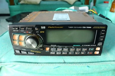 Used Car Audio CD Player Alpine CDA 7998R Motorized Display Blank Not Working - Image 1 of 4