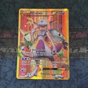 Pokemon TCG Mewtwo EX (Secret Rare Full Art) 164/162 XY Breakthrough Holo MP - Picture 1 of 5