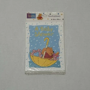 Winnie the Pooh Invitations Baby Shower NIP set of 8 - Picture 1 of 3