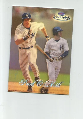 1998 TOPPS GOLD LABEL CLASS 2 BLACK #33 PAUL O'NEILL - Image 1 of 2
