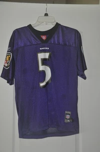Reebok NFL Players Baltimore Raven Joe Flacco (#5) Jersey, Youth XL - Picture 1 of 11