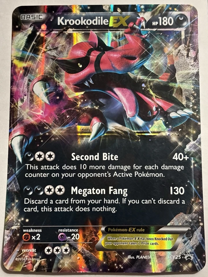 Krookodile EX XY25 - XY Black Star Promos JUMBO Holo Pokemon Card - Image 1 of 2