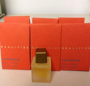 Liz Claiborne Realities Perfume Mini 3ml /.1oz LOT OF 6 PCS - NIB RARE - Picture 1 of 1