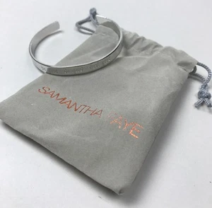 Samantha Faye Silver Inspiration Cuff "Be good. Do good. Feel good." Popsugar - Picture 1 of 1