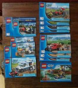 Lego City Police Instruction Manual Only Lot of 14.  60048 60049 60066 60042 - Picture 1 of 5