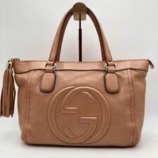 Gucci Handbag Soho Fringe Genuine Leather Interlocking