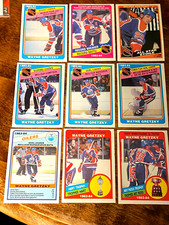 1984-85 O-Pee-Chee  WAYNE GRETZKY 9 CARD LOT