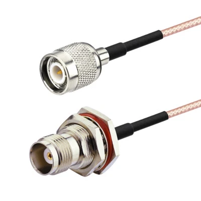 TNC Male to Female RG316 RF Coax Cable Jumper 1m for GPS Satellite Clock Antenna - Image 1 of 4