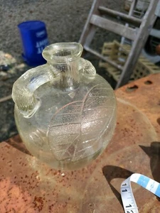 Vintage White House Apple Cider Vinegar  Pint Size Glass Bottle Jug Pitcher - Picture 1 of 5