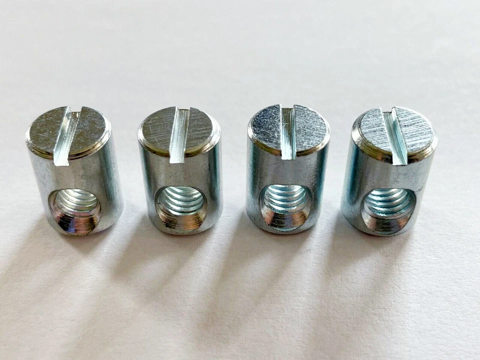 Ikea Cross dowel nut sleeve, Part # 100514 (4 pack) - NEW - Image 1 of 1