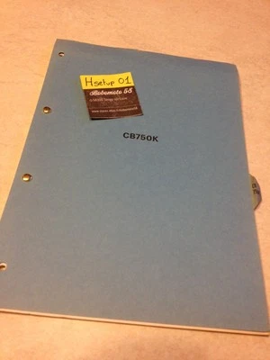 Honda CB750K CB750 K CB 750 750CB Instrucciones Preparation Instalacion Manual - Imagen 1 de 4