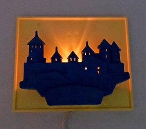 Vintage night light Old Fortress - Soviet space lamp - Electric Night Light - Picture 1 of 10