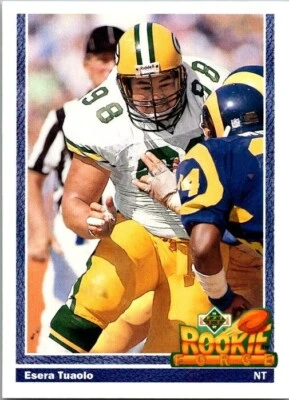 1991 Upper Deck - Esera Tuaolo #635 1992 Hologram (RC) - Image 1 of 2