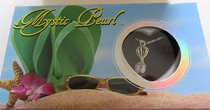 Mystic Pearl- Flip Flops  Necklace & Pendant- genuine pearl in oyster- pretty  - Picture 1 of 5