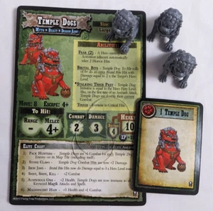 SHADOWS OF BRIMSTONE Board Game TEMPLE DOGS Enemy Pack Non-Retail FFP - Picture 1 of 1