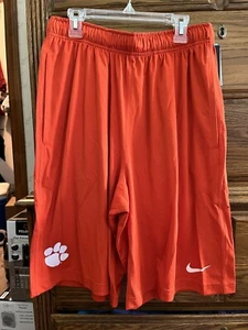 Nike DRI-FIT Men’s Medium Team Orange Clemson Tigers Football Shorts 622862-888 - Picture 1 of 3